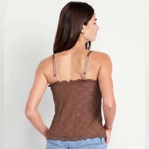 Old Navy Ruffle Lace Camisole - Picture 2 of 5